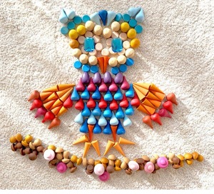 Jeu de construction éducatif en bois LEOWOOD Mandala Waldorf Montessori, pièces détachées, kit complet avec plateau et cartes, pour enfants de 5 à 7 ans - Product Image 4