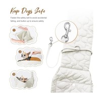 Sac de transport pour animaux de compagnie USMILEPET en polyester de luxe, bandoulière réglable, transport mains libres pour chiens et chats, adapté aux petits chiens et chats