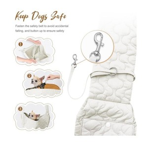 USMILEPET - Bolso de Transporte para Mascotas de Poliéster de Lujo, Correa de Hombro Ajustable, Manos Libres, para Perros y Gatos Pequeños - Product Image 5