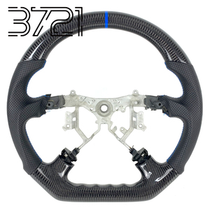 Volant en cuir et fibre de carbone pour Toyota Camry 6ème génération 2006-2011 XV40 - Product Image 1