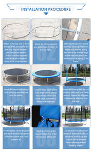 Equipo de gimnasio Fitness Ejercicio Indoor Gymnastic Mini Trampolines Park Floor <span class=keywords><strong>en</strong></span> venta - Product Image 4