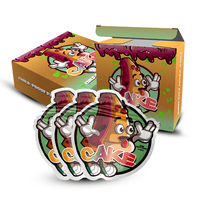 Sacs en Mylar découpés sur mesure avec fermeture éclair, anti-odeur, pour emballage alimentaire (nourriture pour animaux, bonbons, gelées), impression offset avec logo personnalisé