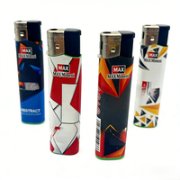 Briquet électronique Shunfa SF-E08B à prix de gros, design classique, en plastique recouvert d'autocollants, pour cigares, cadeaux d'affaires