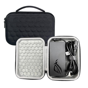 Estuche Organizador Electrónico de Viaje, Resistente al Agua, de EVA Negro, Bolsa Portátil para Adaptador de Corriente de MacBook, Batería Externa, <span class=keywords><strong>Apple</strong></span> <span class=keywords><strong>Magic</strong></span> <span class=keywords><strong>Mouse</strong></span>, USB - Product Image 6
