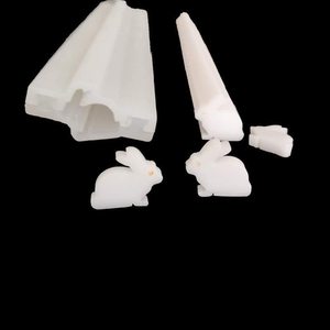 Moule de bougie de savon en Silicone de colonne de Tube de lapin fournitures de fabrication de savon en Silicone moule pour savon - Product Image 5