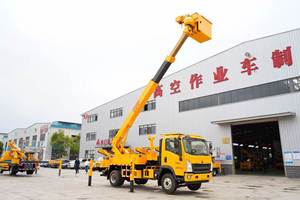Camión de Trabajo Aéreo HOWO GKJS 19 con Plataforma Recta de 19 m, 4x2, Control Remoto Hidráulico, Vehículo para Operaciones en Altura - Product Image 6
