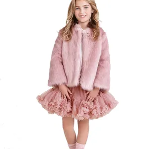 Nuova Moda Estiva Gonna a Palloncino per Bambine Colore Rosa Principessa con Elastico in Vita <span class=keywords><strong>Tutu</strong></span> con Fiocco - Product Image 1