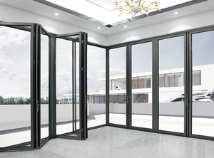 <span class=keywords><strong>Porte</strong></span> coulissante <span class=keywords><strong>pliante</strong></span> en alliage d'aluminium extrêmement étroite avec ou <span class=keywords><strong>sans</strong></span> <span class=keywords><strong>rail</strong></span> inférieur, <span class=keywords><strong>porte</strong></span> empilable économique - Product Image 6