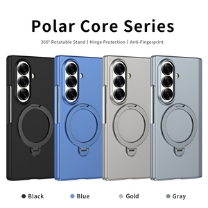 Étui magnétique mat professionnel pour Samsung Z Fold 8 Ultra 7 6 5 4 3 avec protection à 360° °   Support de téléphone avec protection d'écran avant antichoc - Product Image 2