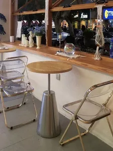 ชุดโต๊ะเก้าอี้ไม้จริงสไตล์เกาหลีสำหรับ<span class=keywords><strong>ร้าน</strong></span>อาหารญี่ปุ่น คาเฟ่ <span class=keywords><strong>ร้าน</strong></span>น้ำชา <span class=keywords><strong>ร้าน</strong></span>ขนมหวาน <span class=keywords><strong>ร้าน</strong></span>อาหารขนาดเล็ก - Product Image 5