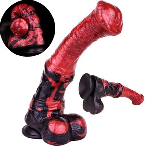 NNSX Silicone Horse <b>Dildos</b> with Suction Cup Long Huge Penis Butt Plug Giant Monster Cock Dick Adults Supplies for Men Women - Product Image 1