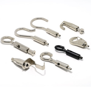 Clips de rangement de câbles réglables Pince de fixation en boucle en acier Kits de suspension d'éclairage pour panneau solaire Matériel de gestion des fils - Product Image 4