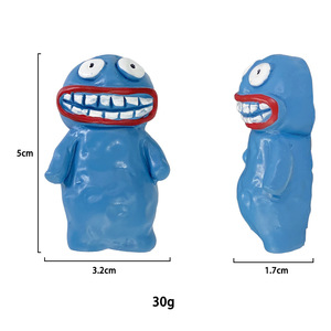 Autocollant magnétique pour réfrigérateur en résine, monstre de dessin animé mignon, 5 cm, décoration de la maison, cadeau - Product Image 1