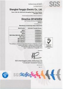 Compteur d'énergie intelligent multifonction <span class=keywords><strong>Fineco</strong></span> EM737 3*230/400V 10(100)A bidirectionnel avec affichage numérique Modbus RS485, homologation MID - Product Image 3