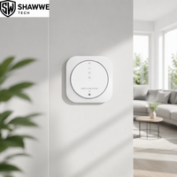 Système d'alarme de sécurité domestique à bas prix avec capteurs de mouvement PIR, Wi-Fi et GSM pour la détection d'incendie dans les maisons intelligentes