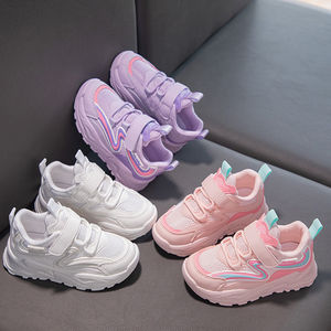 Cema Oem Rosa Roxo Presentes de Aniversário Papai Meninas Vulcanizado Calçados Esportivos Chunky para Calçados Infantis Bonito Dos Desenhos Animados Princesa Sapatos - Product Image 6