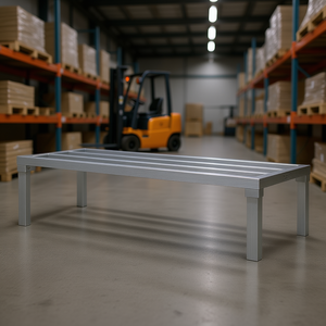 Estante de Almacenamiento Estacionario Soldado de Aluminio Vevor de 48 x 20 x 12 Pulgadas para Apilamiento en Almacenes - Product Image 2