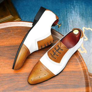 Nouveaux mocassins à semelle épaisse pour hommes, en cuir véritable, confortables et respirants, chaussures en cuir une pièce décontractées, chaussures tendance pour hommes - Product Image 3