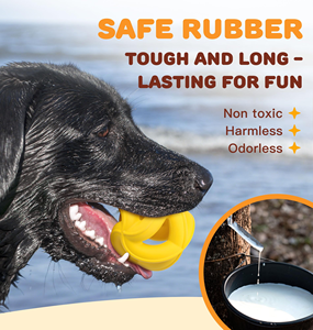 Bite Resistant Natural Rubber Dog Toy Indestructible <b>Puzzle</b> Chew Toy for Aggressive Chewers Durable Outdoor Dog Chew Toy - Product Image 4