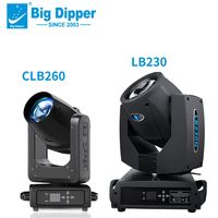 Projecteur à faisceau Sharpy Big Dipper CLB260 9R 260w DMX, ampoule de faisceau de scène, projecteur à tête mobile, 6kg pour discothèque DJ