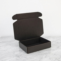 Boîte en carton ondulé auto-élevable recyclable personnalisée, laminée mate et gaufrée, pour l'emballage de vêtements