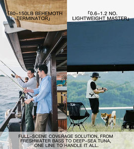 Dây câu cá tết PE YGR 150m X9 chống cắn, độ bền cao, nổi, lực căng mạnh, chất liệu polyethylene dùng cho câu cá bằng mồi giả - Product Image 4