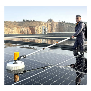 Tête unique 3.5/5.5/7.5 mètre panneau solaire outil de <span class=keywords><strong>nettoyage</strong></span> électrique <span class=keywords><strong>brosse</strong></span> <span class=keywords><strong>rotative</strong></span> pour le <span class=keywords><strong>nettoyage</strong></span> des panneaux solaires - Product Image 2