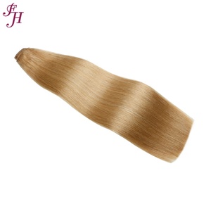 Extensions de cheveux humains à clipser FH de haute qualité, sans couture, double épaisseur, 100% Remy - Product Image 5