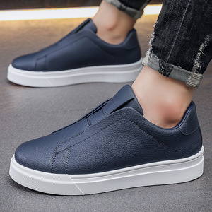 Zapatillas <span class=keywords><strong>de</strong></span> Moda Coreanas Primavera 2026, Zapatillas Deportivas Casuales Blancas <span class=keywords><strong>de</strong></span> Moda <span class=keywords><strong>para</strong></span> Hombre, Estilo Slip-on Juvenil - Product Image 4
