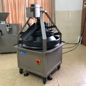 Bánh <span class=keywords><strong>Pizza</strong></span> Tự động chia bột thể tích và hình nón tròn làm tròn Máy bánh bóng Bun cán hình nón tròn Con lăn Bộ - Product Image 1