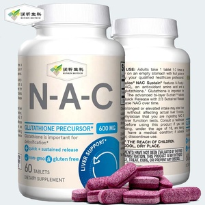 Aangepaste Lever Detox Long Nac Tabletten L-Glutathion Melk Distel Capsule <span class=keywords><strong>Selenium</strong></span> Leversupplement - Product Image 1