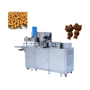 Machine de production automatique de friandises pour chats et chiens, extrudeuse d'aliments pour animaux de compagnie, équipement de formage de croquettes avec composants PLC pour oiseaux - Product Image 2