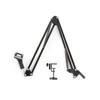 Support de microphone de diffusion de bureau à bras articulé flexible et robuste Rayyu (NB-35 en métal) pour studio