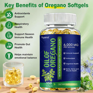 Cápsulas de Aceite de Semilla Negra y Orégano con Fórmula Herbal 100% Natural OEM/ODM para Apoyo Inmunológico en Adultos, Bajo en Carbohidratos, Empaque Personalizado - Product Image 5