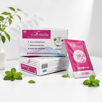 Zimeishu Protège-slip sans ailettes aux ions d'argent, Soin féminin quotidien, Contrôle longue durée des odeurs, Protection confortable et respirante pour femmes