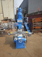 Machine de fraisage et de perçage verticale universelle DECHANG ZX50C à tête pivotante en métal, usage léger, broche MT4, alimentation automatique