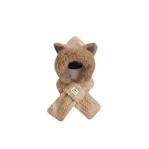 Khăn giữ nhiệt sang trọng Mũ tai cáo hai mảnh Mũ mùa đông hai mảnh tất cả trong một dành cho nữ - Product Image 5