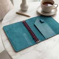 Carnet de voyage personnalisé rechargeable en cuir A5 B6, couverture en cuir PU vintage avec emplacements pour cartes et porte-stylo