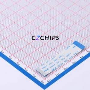 FC-0.5A-22P-50mm FFC Cable (Flexible Flat Cable) P=0.5mm Connector 22P 0.5mm 0.3mm Reverse - Product Image 1