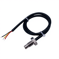 Sondes de température PT100 PT1000 M12 1/2 NPT haute précision pour le contrôle des processus industriels