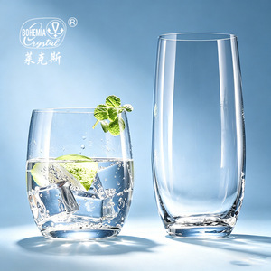 Lex Crystal Glass Beverage Cup 350Ml Transparent For Party Water Juice Drinkware - Product Image 3