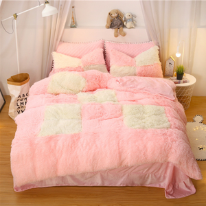 Plush <strong>Fluffy</strong> Shaggy Luxury Bedding Ultra Soft <strong>Duvet</strong> <strong>Cover</strong> Sets Furry Bedding Set - Product Image 4