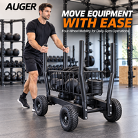 Traîneau de résistance magnétique commercial à 4 roues tout-terrain pour entraînement de puissance en salle de sport et fitness OEM