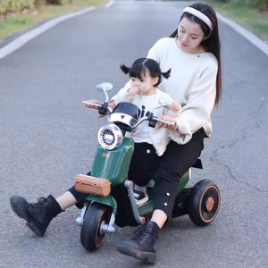 Voiture électrique pour enfants, moto électrique, vélo électrique, tricycle pour bébé, deux places, jouet à roulettes - Product Image 2