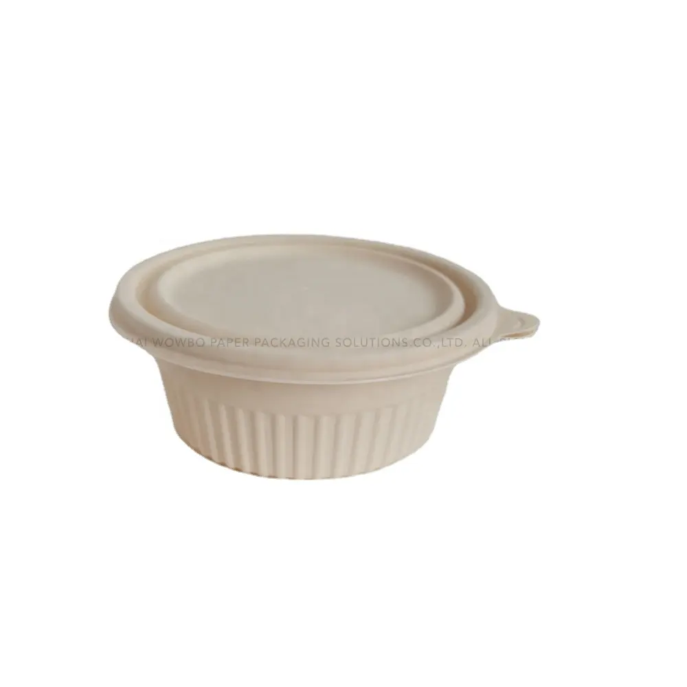 Sinh thái thân thiện compostable tinh bột ngô làm dùng một lần bền lòng kháng lấy đi giao hàng vòng hộp bữa ăn