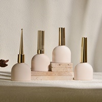 Nouveau modèle 2026 – Flacons de vernis à ongles vides en gros avec bouchon pinceau, pots en verre pour gel polish 13 ml, rechargeables, vente directe usine en vrac