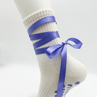 Chaussettes femmes mi-tube coton chaussettes nœud mignon japonais Vintage tissu dentelle printemps et automne café couleur bas