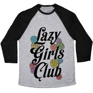 Lazy Girls Club Unisex Tri-Blend <b>Baseball</b> <b>Tee</b> - Product Image 1