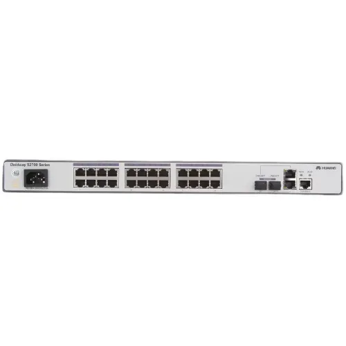 S2700-26TP-EI-AC, 24-Port 100M Ethernet Switch with Gigabit Uplinks