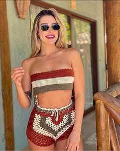 カスタム高級水着3Dフラワー2024手刺Embroidery通気性かぎ針編みビキニビーチウェア女性用水着のためのセクシーなストリングビキニ - Product Image 3